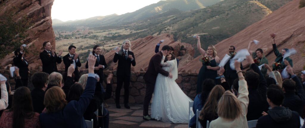 Red Rocks Wedding  Ceremony